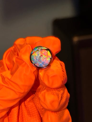 Preview pic of Mr. Facet large opal Puffco Oculus plug