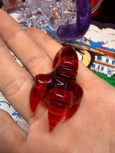 Preview pic of Mika Luna 2016 Red Elvis Claw Pendant