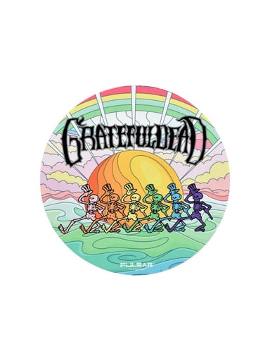 Preview pic of Grateful Dead x Pulsar Dab Mat | Under The Rainbow 8”
