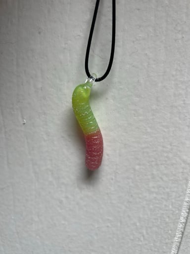 Preview pic of Gummy worm pendant