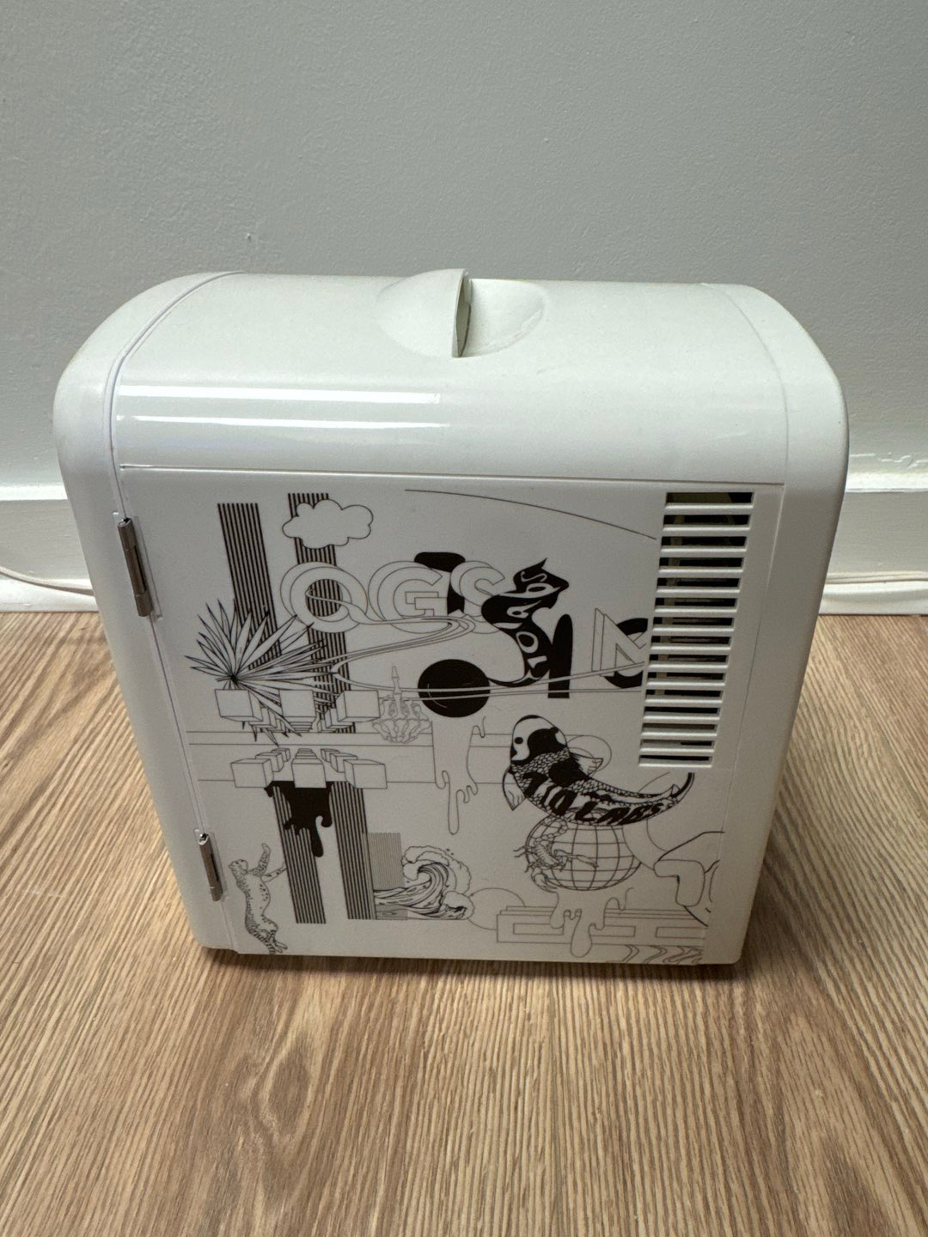 Preview pic of 710 labs OG’s make better OG mini terp refrigerator white yellow logo