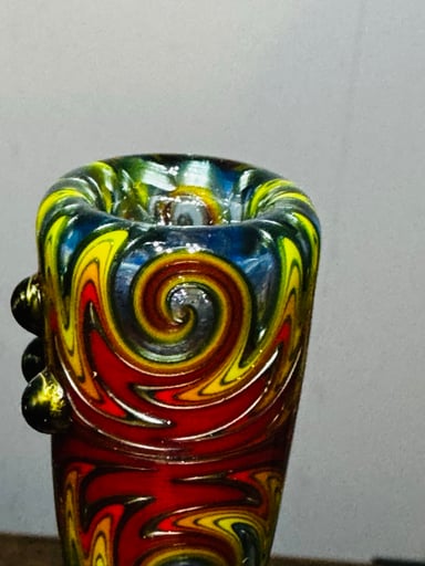 Preview pic of 14mm Custom Worked wig-wag slide/bowl