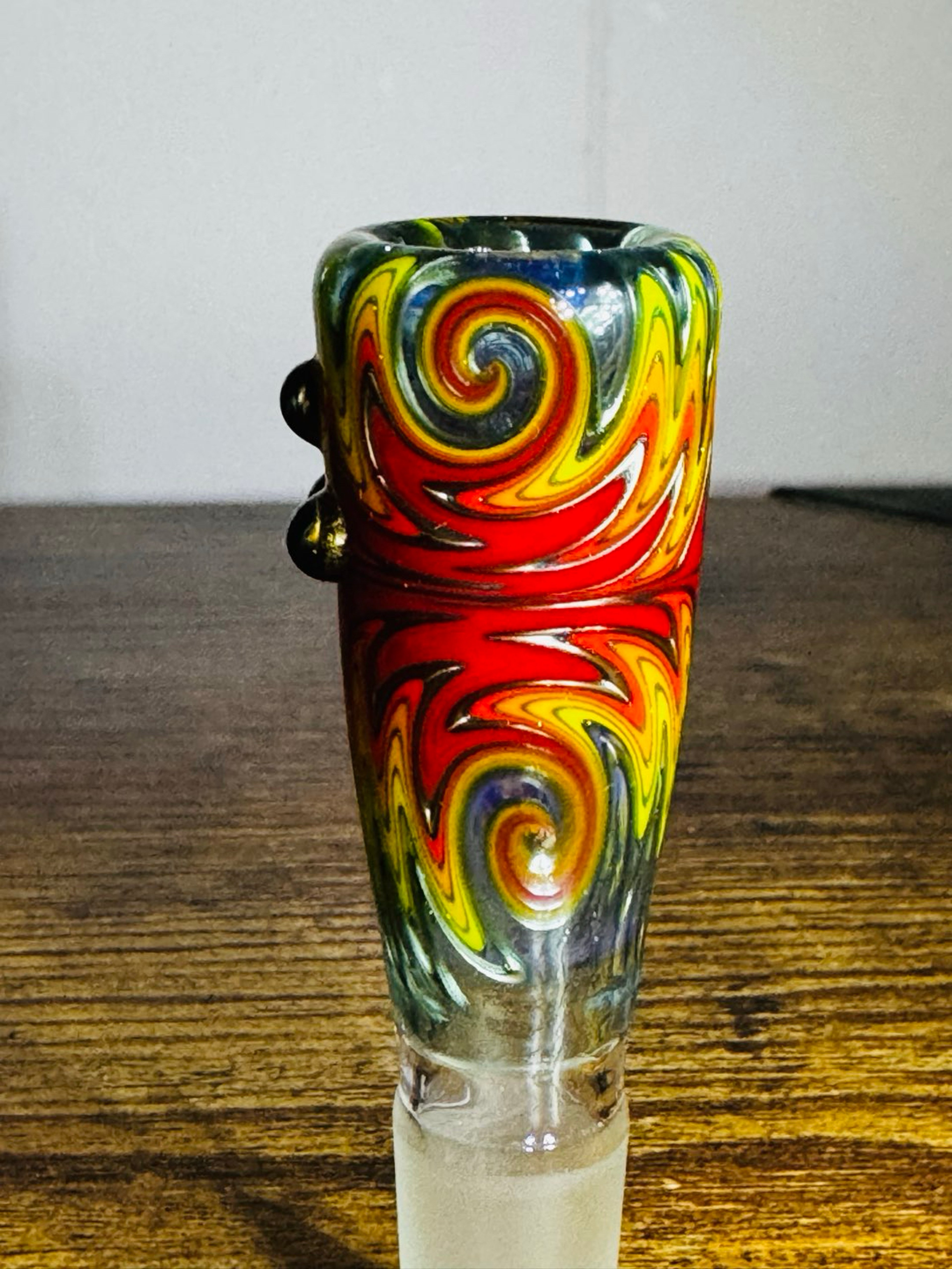 Preview pic of 14mm Custom Worked wig-wag slide/bowl