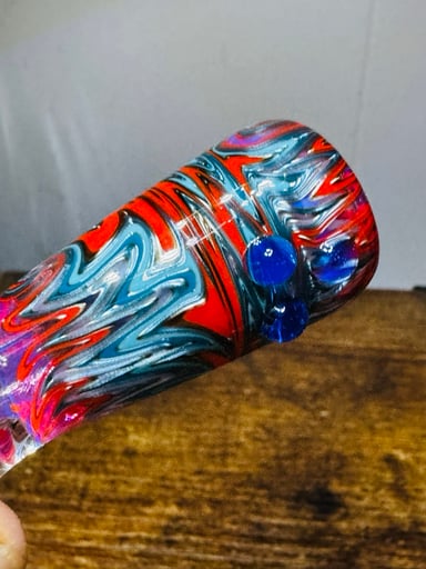 Preview pic of 18mm custom worked wig-wag Slide/bowl very 🧼