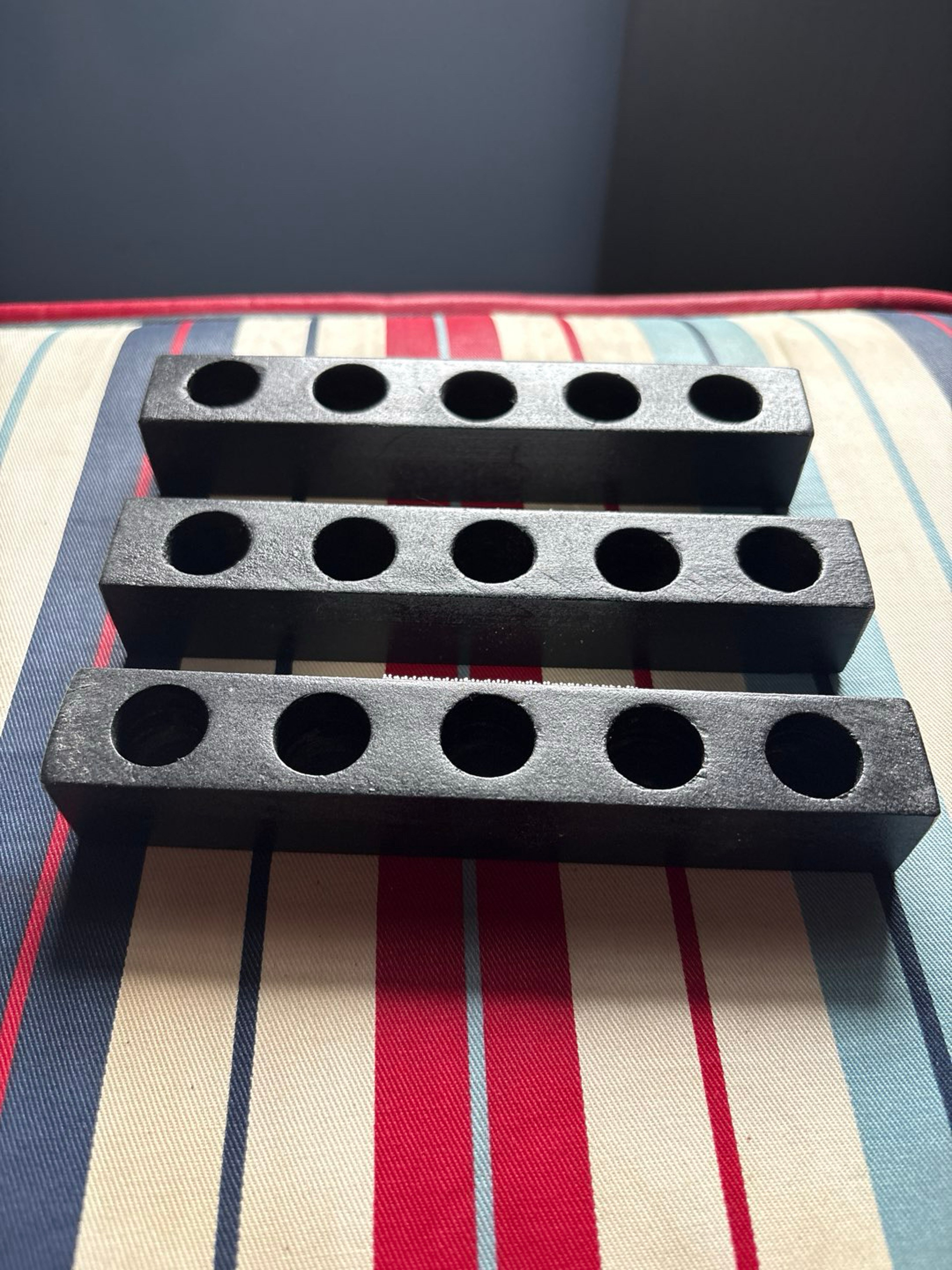 Preview pic of 3 Wooden Hand Made Clipper Lighter holders