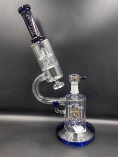 Preview pic of Tsunami Glass Microscope Bong 14"