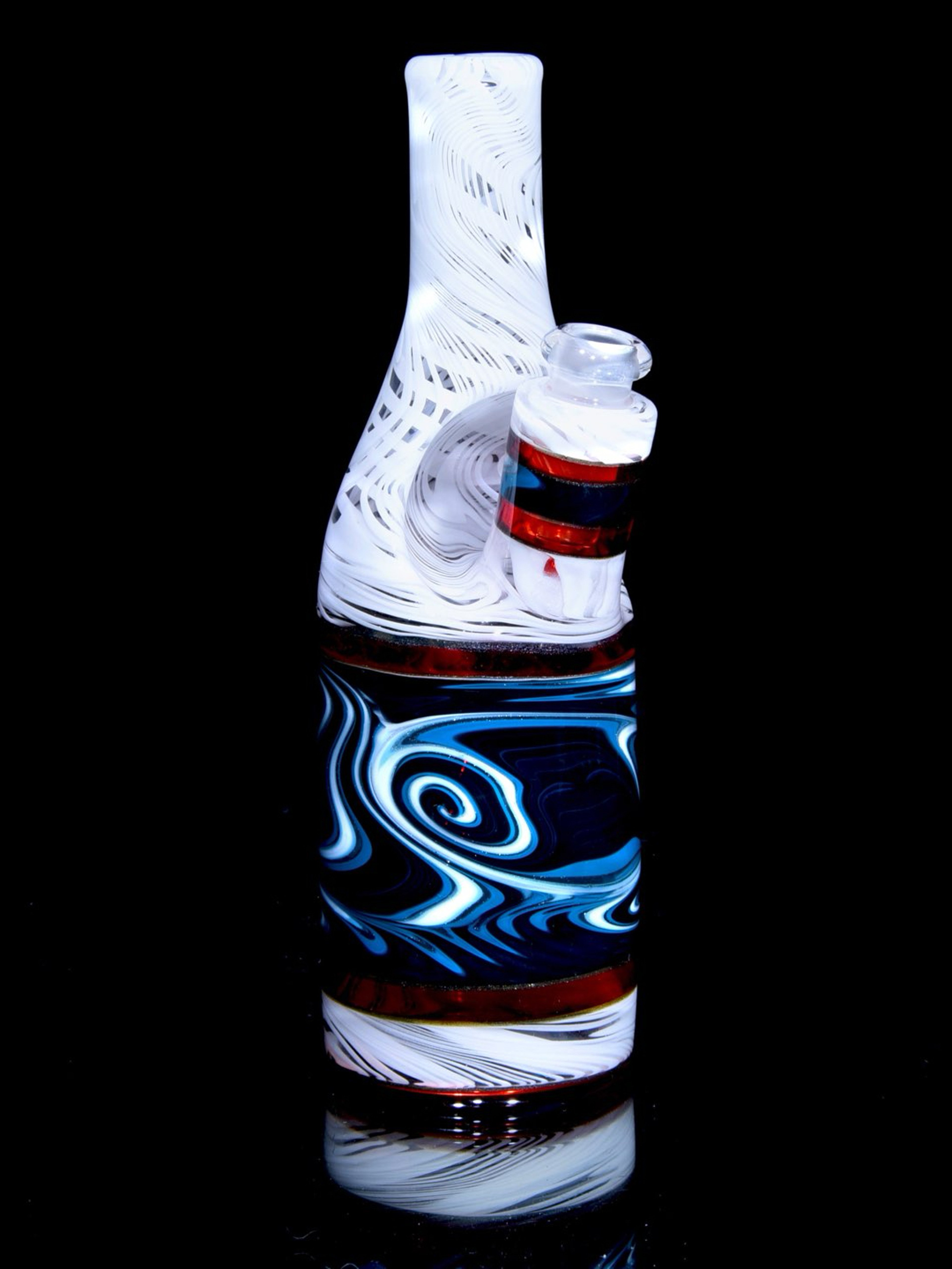 Preview pic of TK Happa x Pahu Bahu - Collab Full-size Wigwag Sake Bottle  - 10mm Female