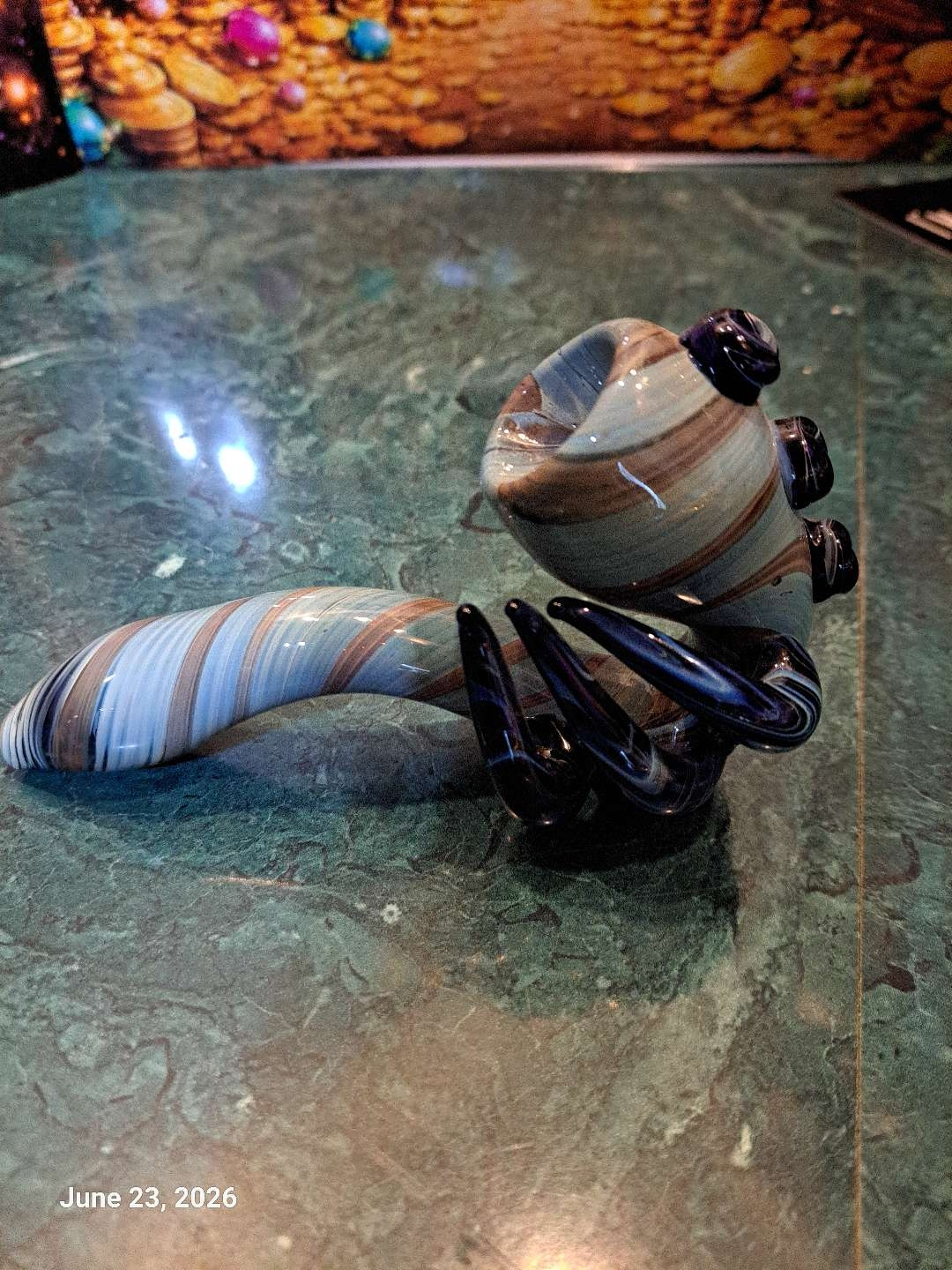 Preview pic of Blue Swirling Spiky Sherlock