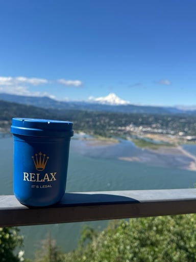 Preview pic of Relax it’s legal Re:Stash jar