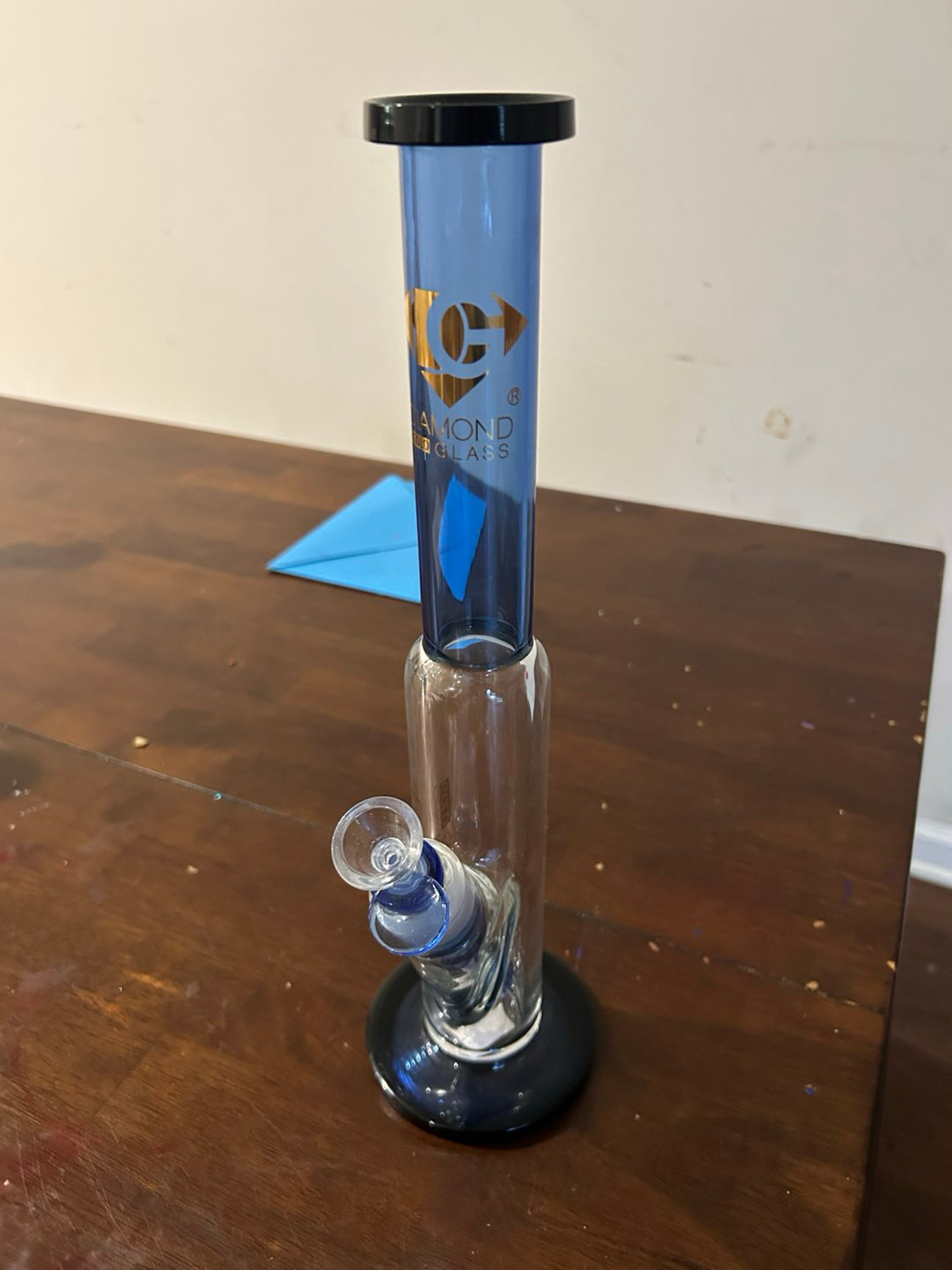 Diamond glass beaker bong image 0