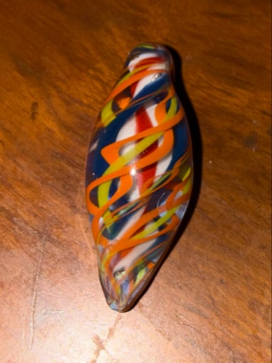 Preview pic of DNA Cane pendant by Hell Yeah Glass