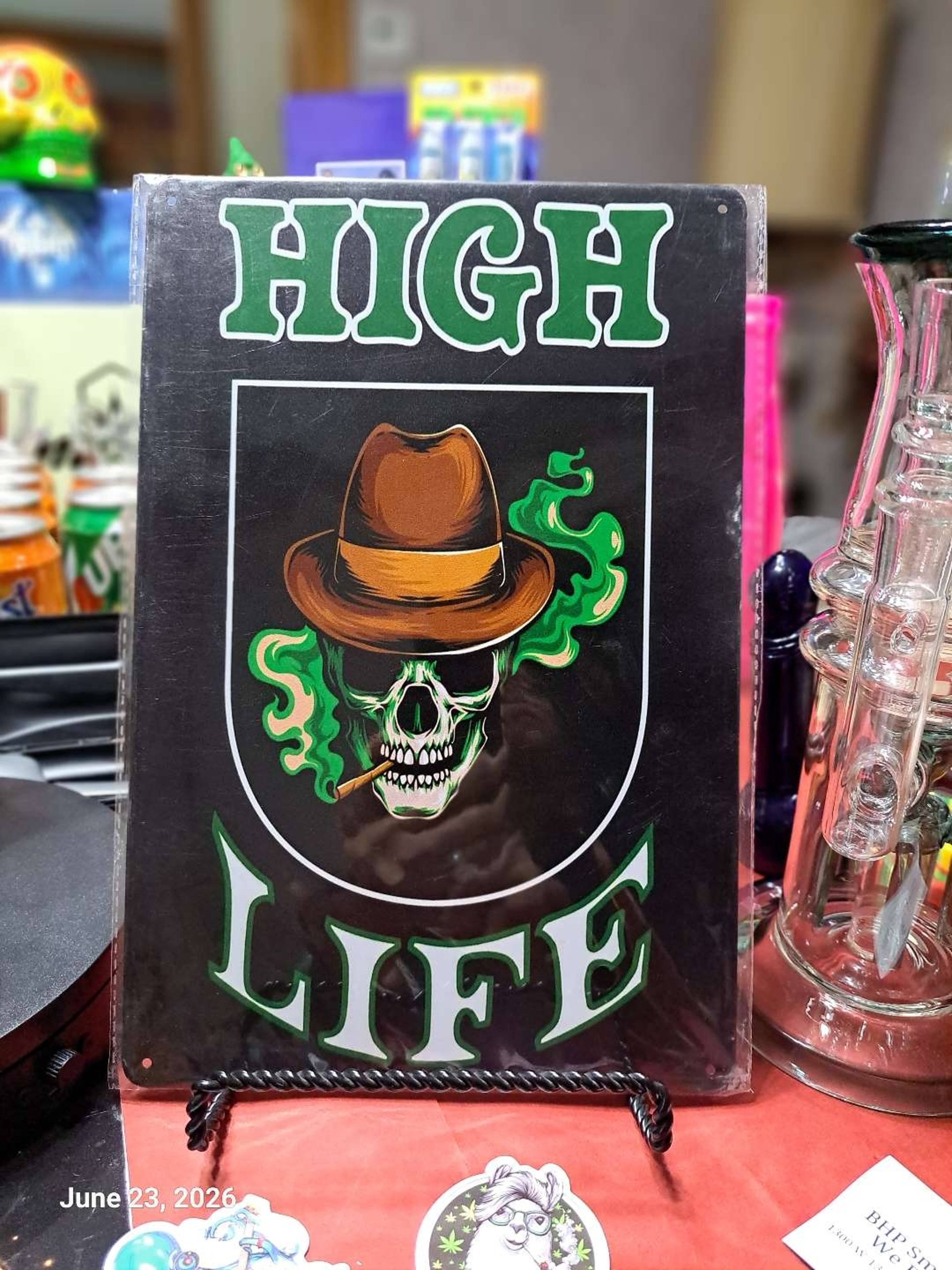 Preview pic of Decorative Stoner  Image Tin 8x12 High Life