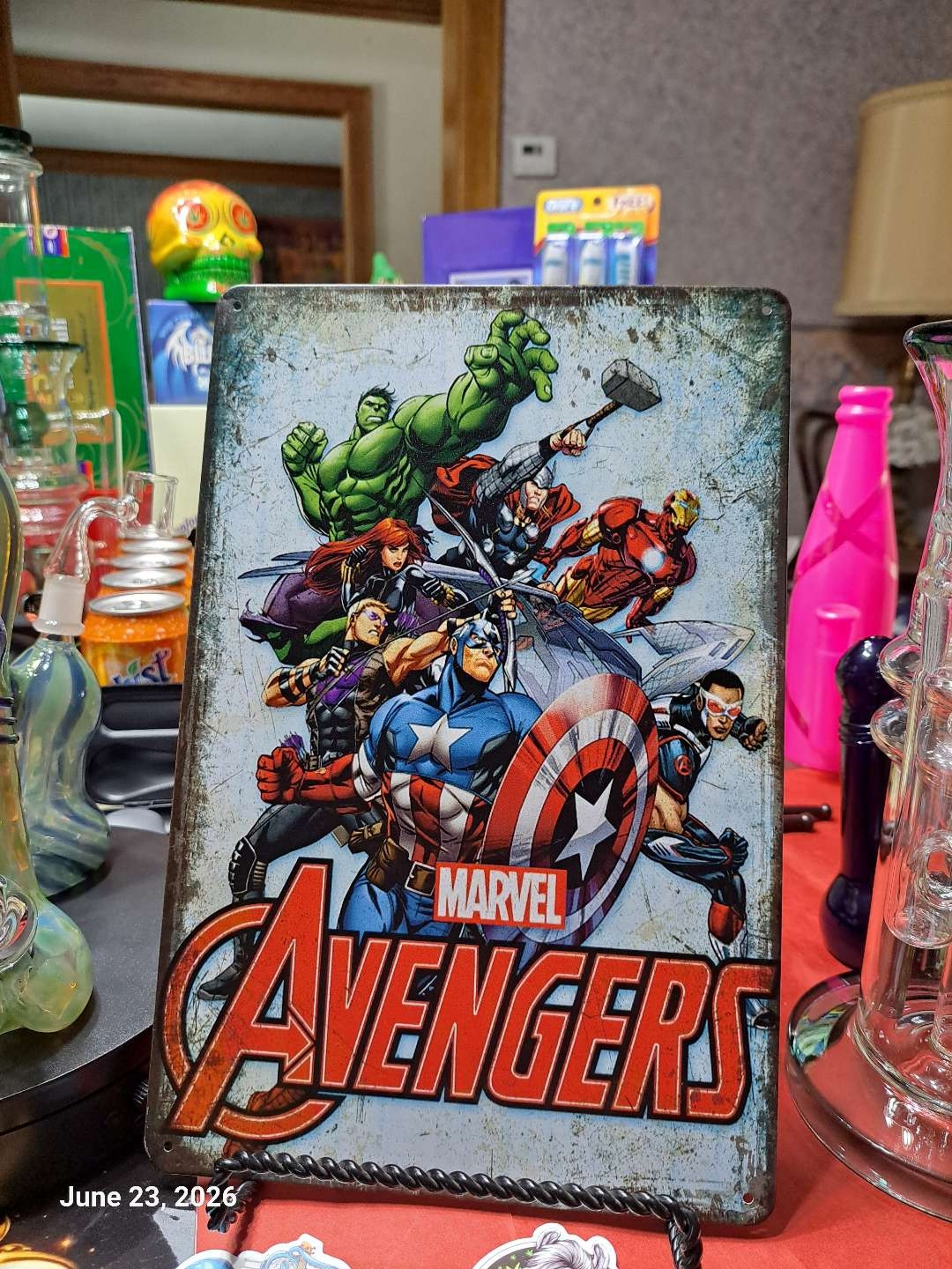 Decorative Stoner  Image Tin 8x12 Avengers image 0