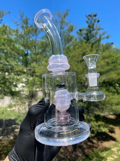 Preview pic of 10” Bee Showerhead Perc Waterpipe