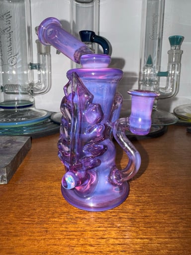 Preview pic of AZ Glassworks Rotini Rare Fumed Recycler