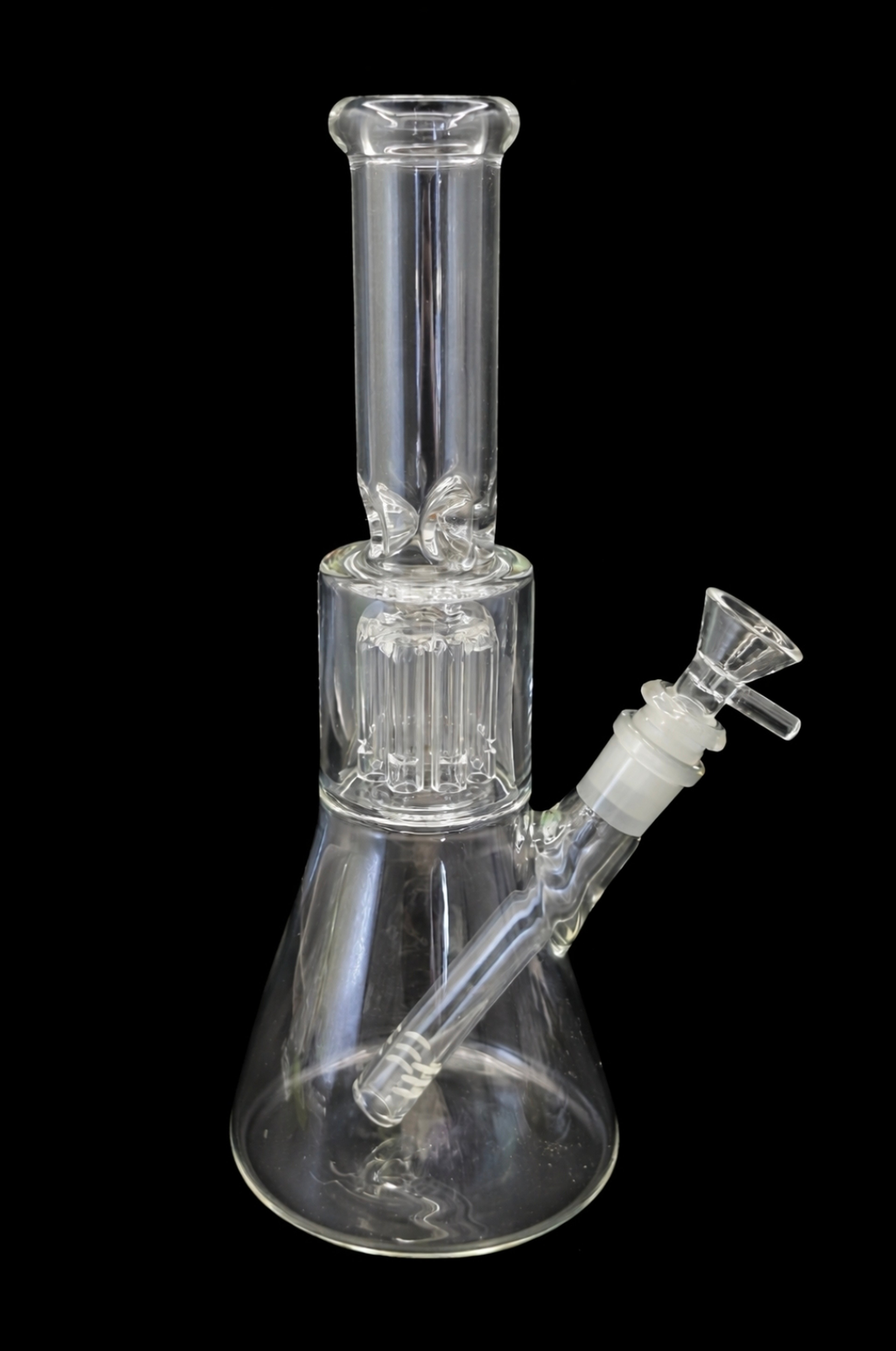 10" Clear 8 Arm Beaker image 0