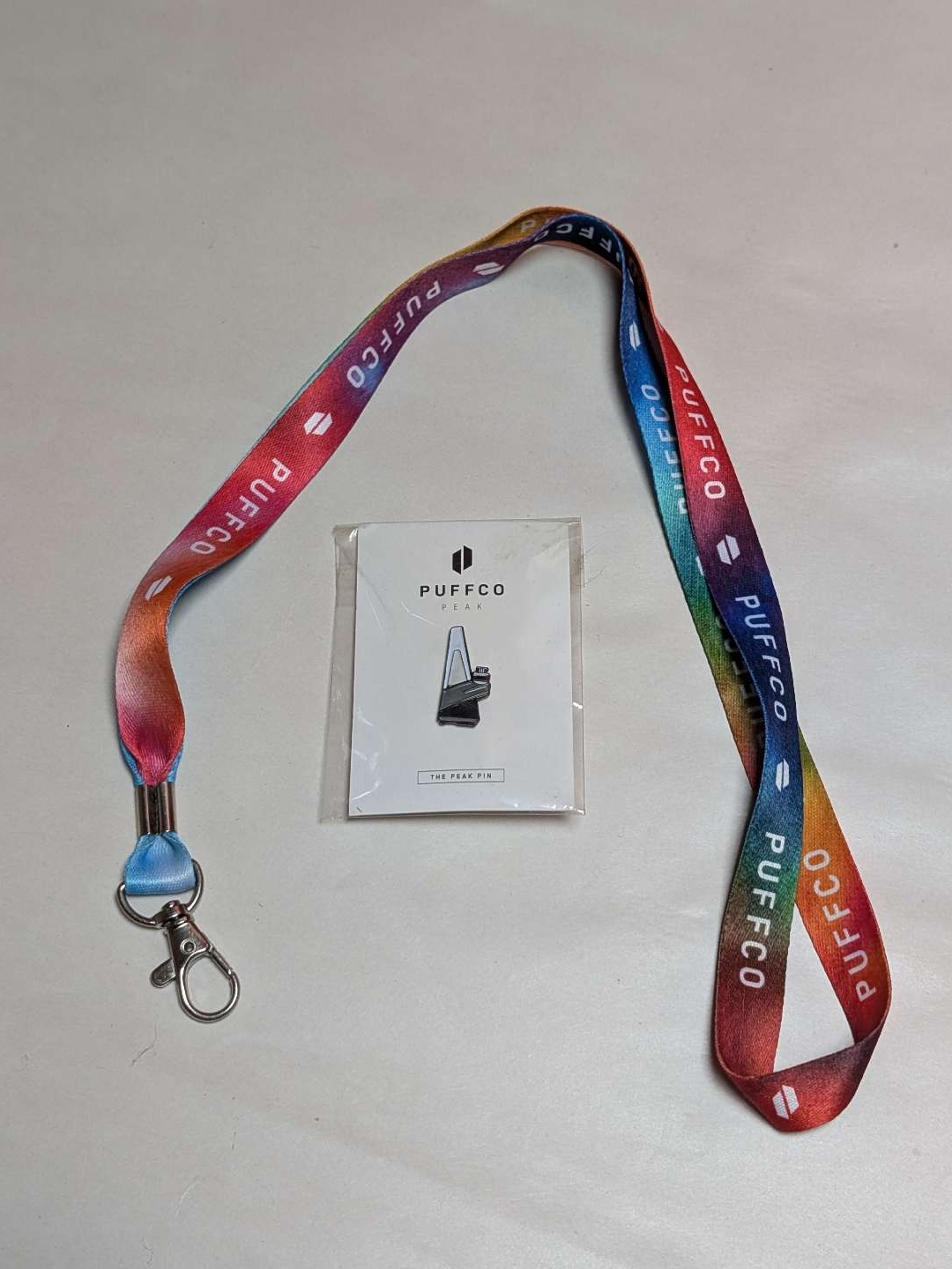 Preview pic of Puffco Peak Pin and Lanyard
