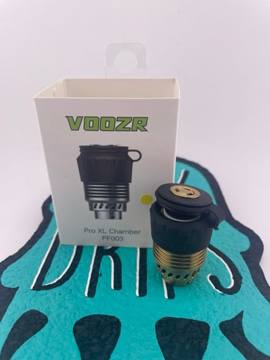 Preview pic of Voozr Puffco Peak Pro 3DXL Chamber - Gold Tornado Cap