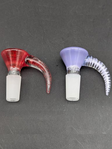Preview pic of 14/4 CLAW HANDLE BOWL PIECE (Midnight Glass)