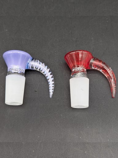Preview pic of 18/4 CLAW HANDLE BOWL PIECE (Midnight Glass)