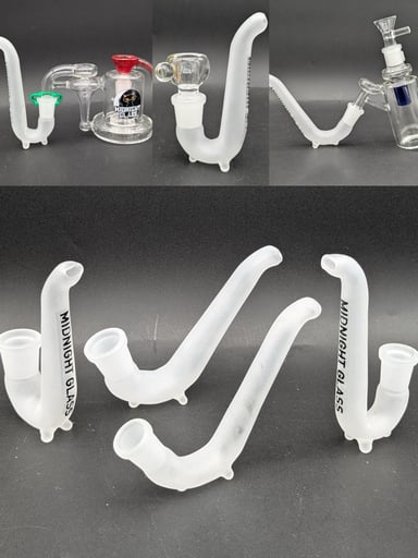Preview pic of MIDNIGHT GLASS J HOOK ASH CATCHER ADAPTER