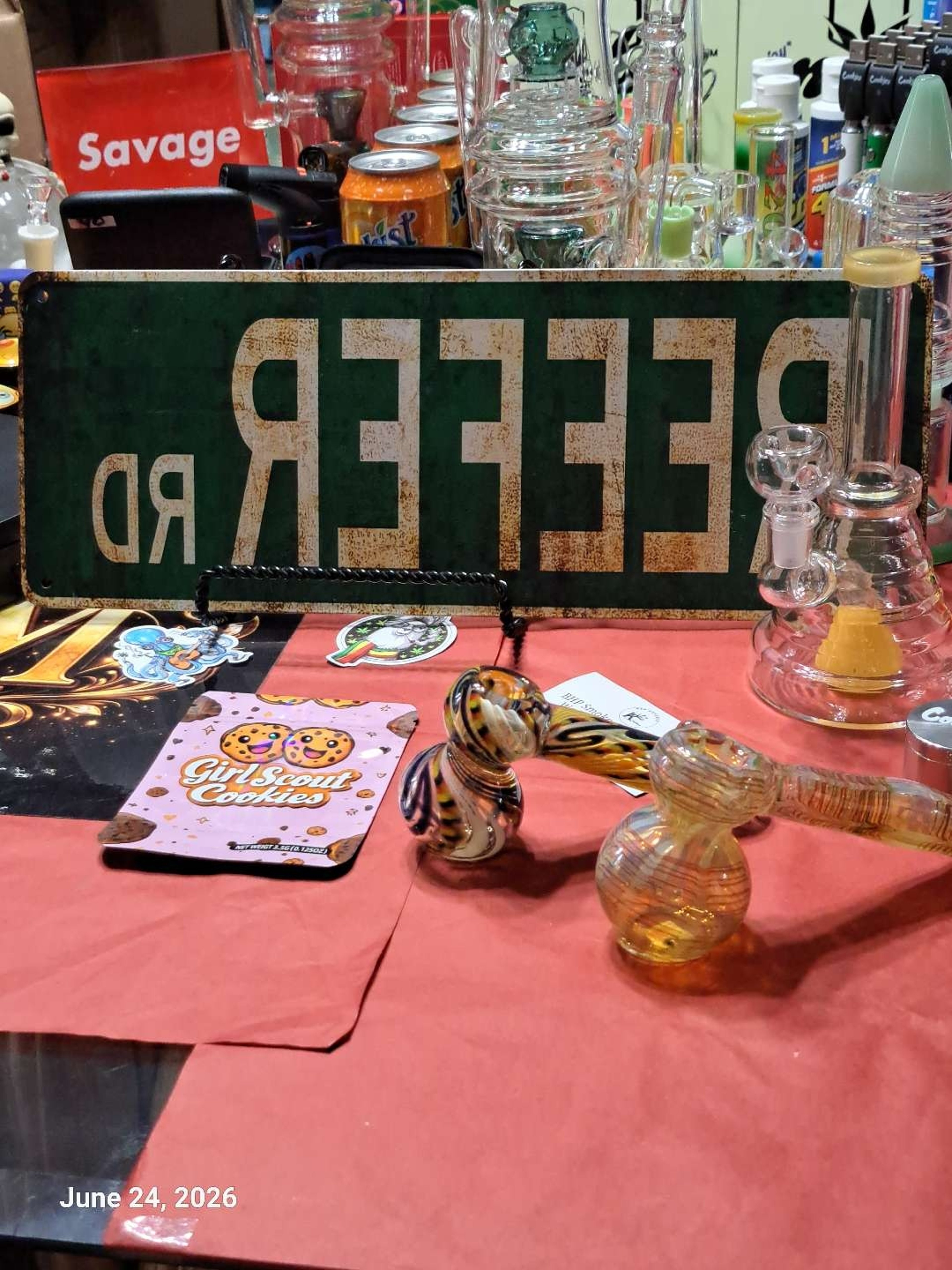 Preview pic of Decorative Stoner  Image Tin 8x12 Reefer Rd