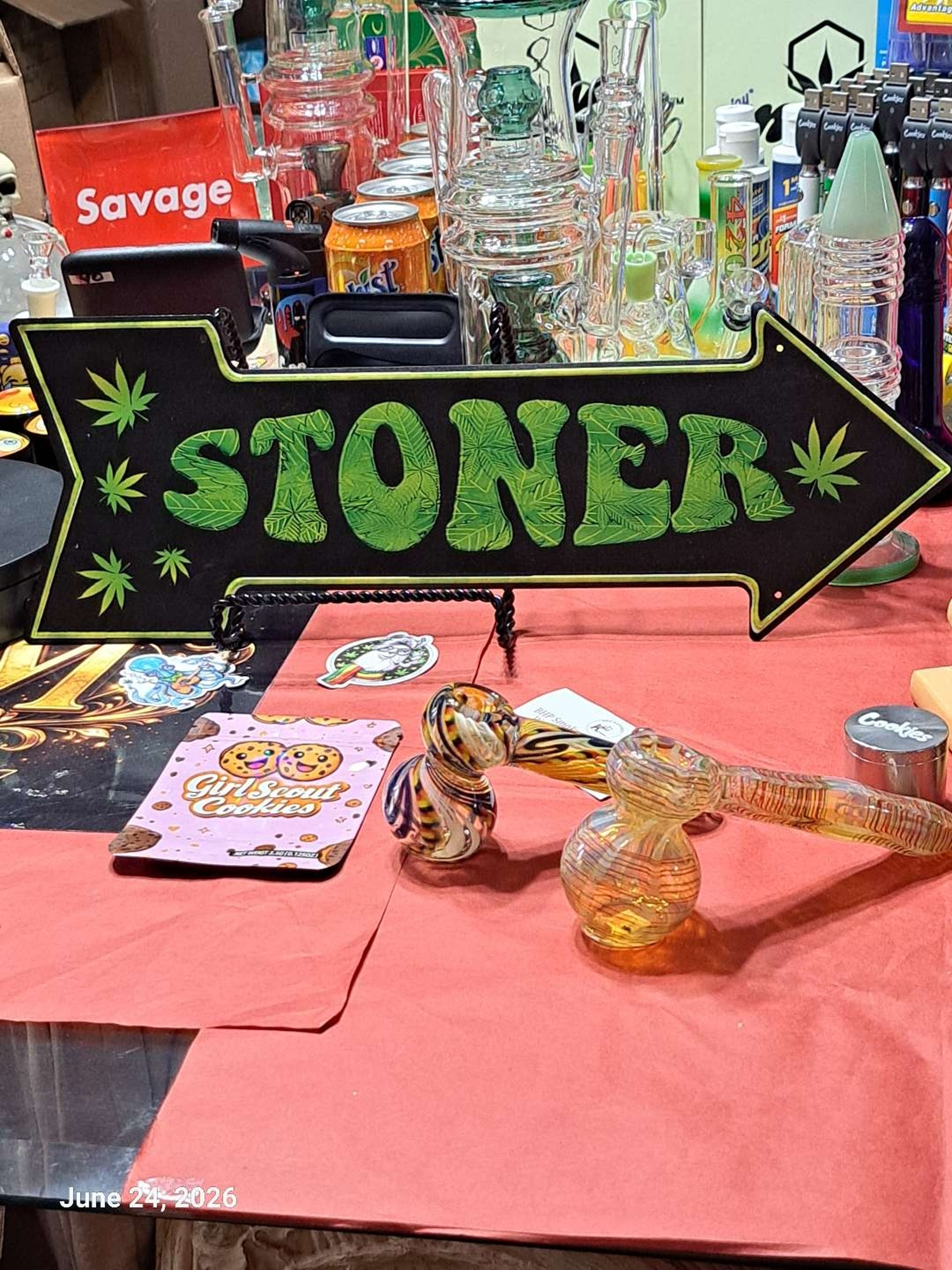Preview pic of Decorative Stoner  Image Tin 8x12 Stoner