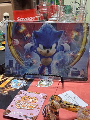 Preview pic of Decorative Stoner  Image Tin 8x12 Sonic
