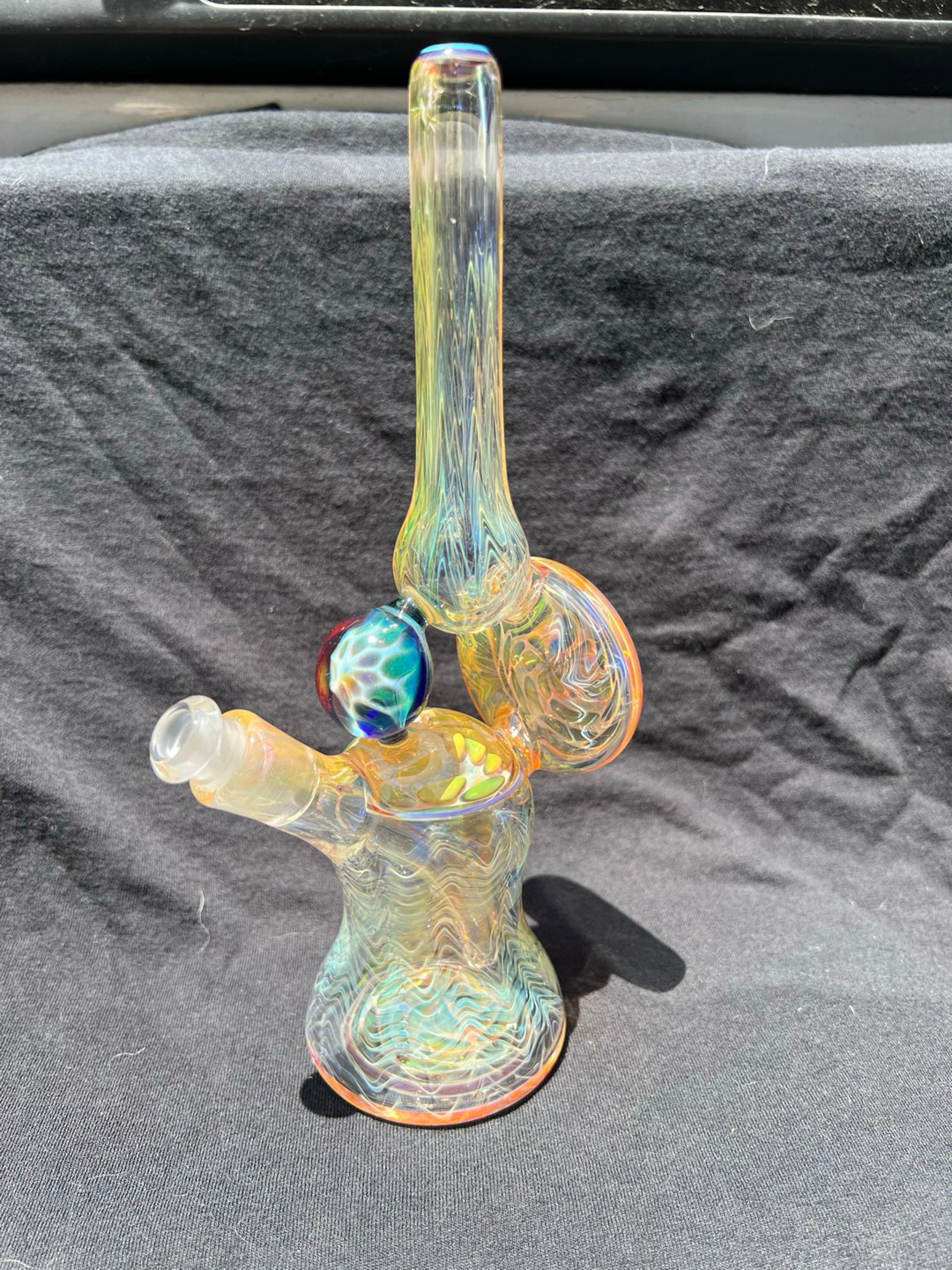 Fumed out 10mm, 2 hole removable diffy floater. image 0