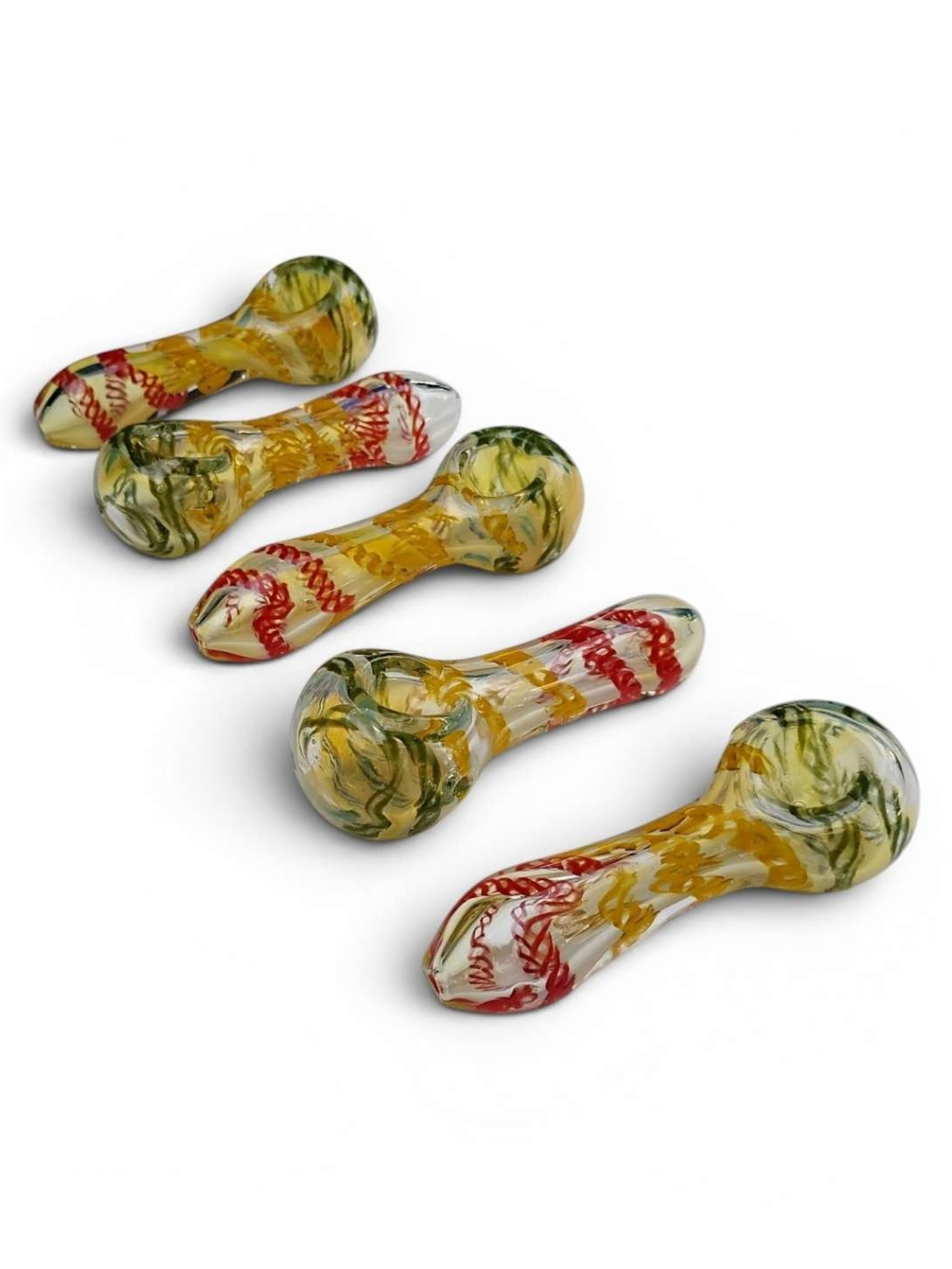Preview pic of Color Changing Rasta Rope Dry Pipe x 1