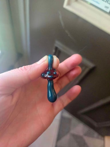 Preview pic of HotHead Glass Mushroom Pendant
