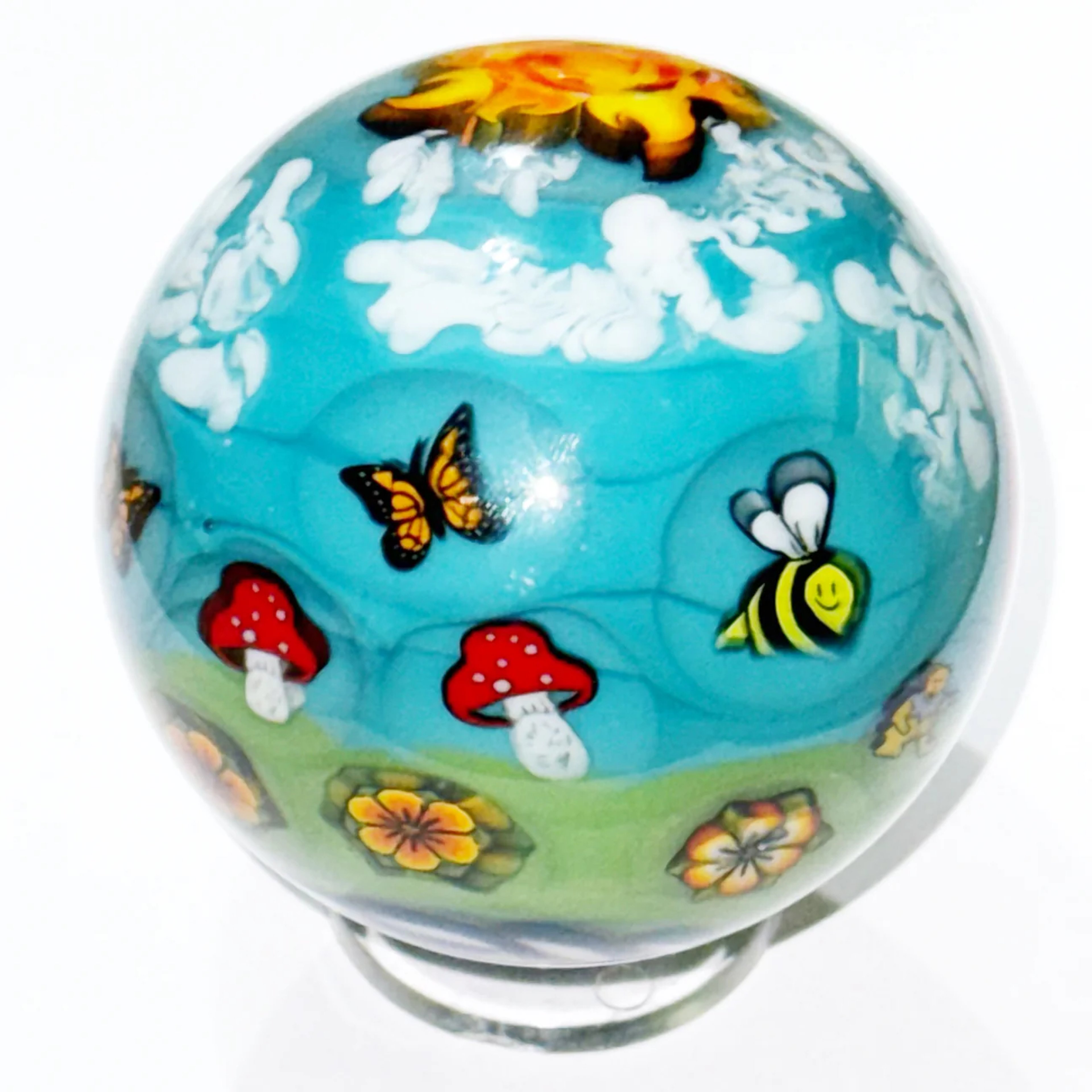 Preview pic of Malachi Wilkinson Large Flower Garden Marble