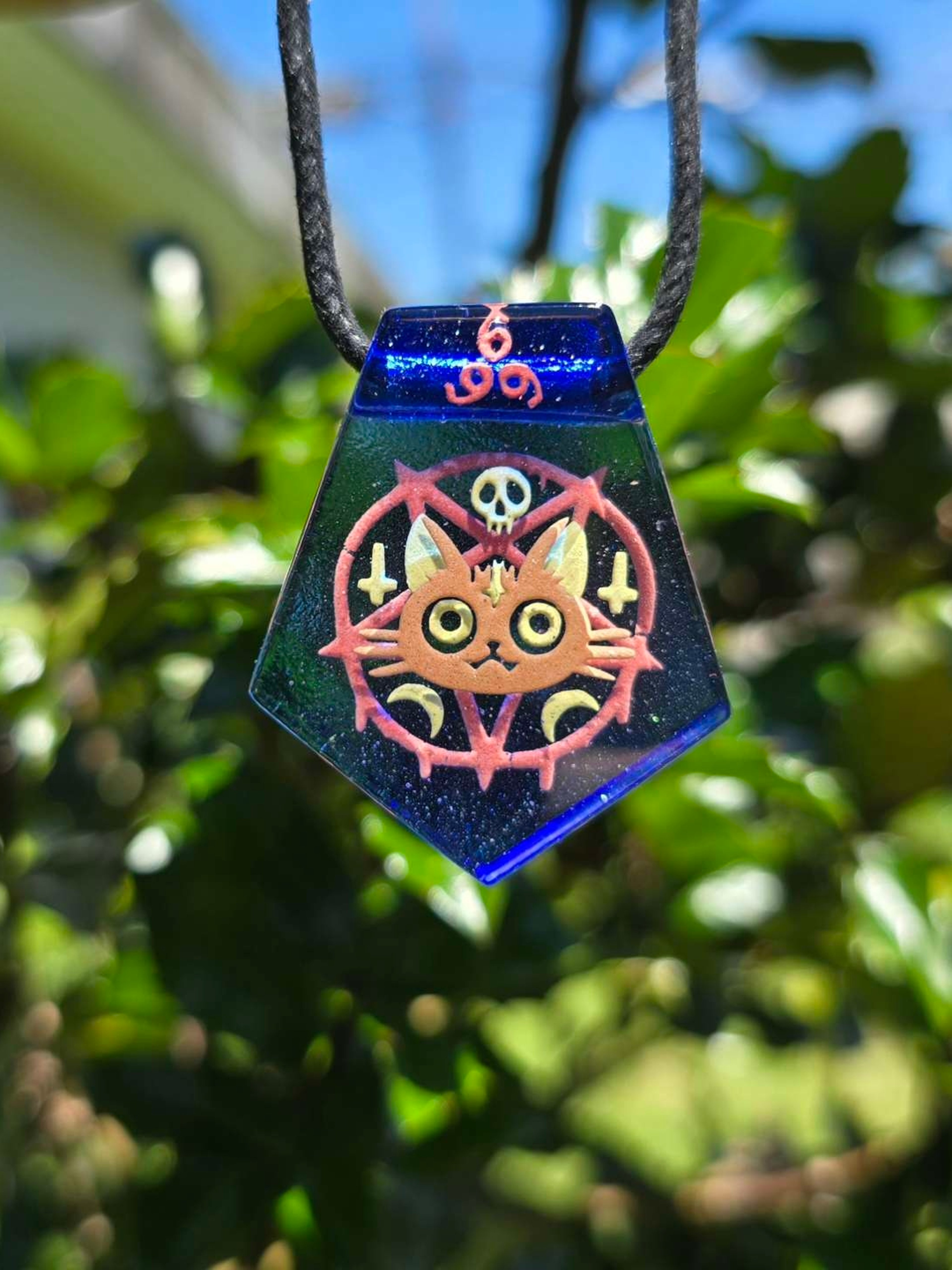 Lucipurrr Cute Cat Glow Pendant image 0
