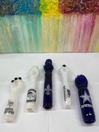 Preview pic of NFL Themed Spoon Hand Pipes Bundle