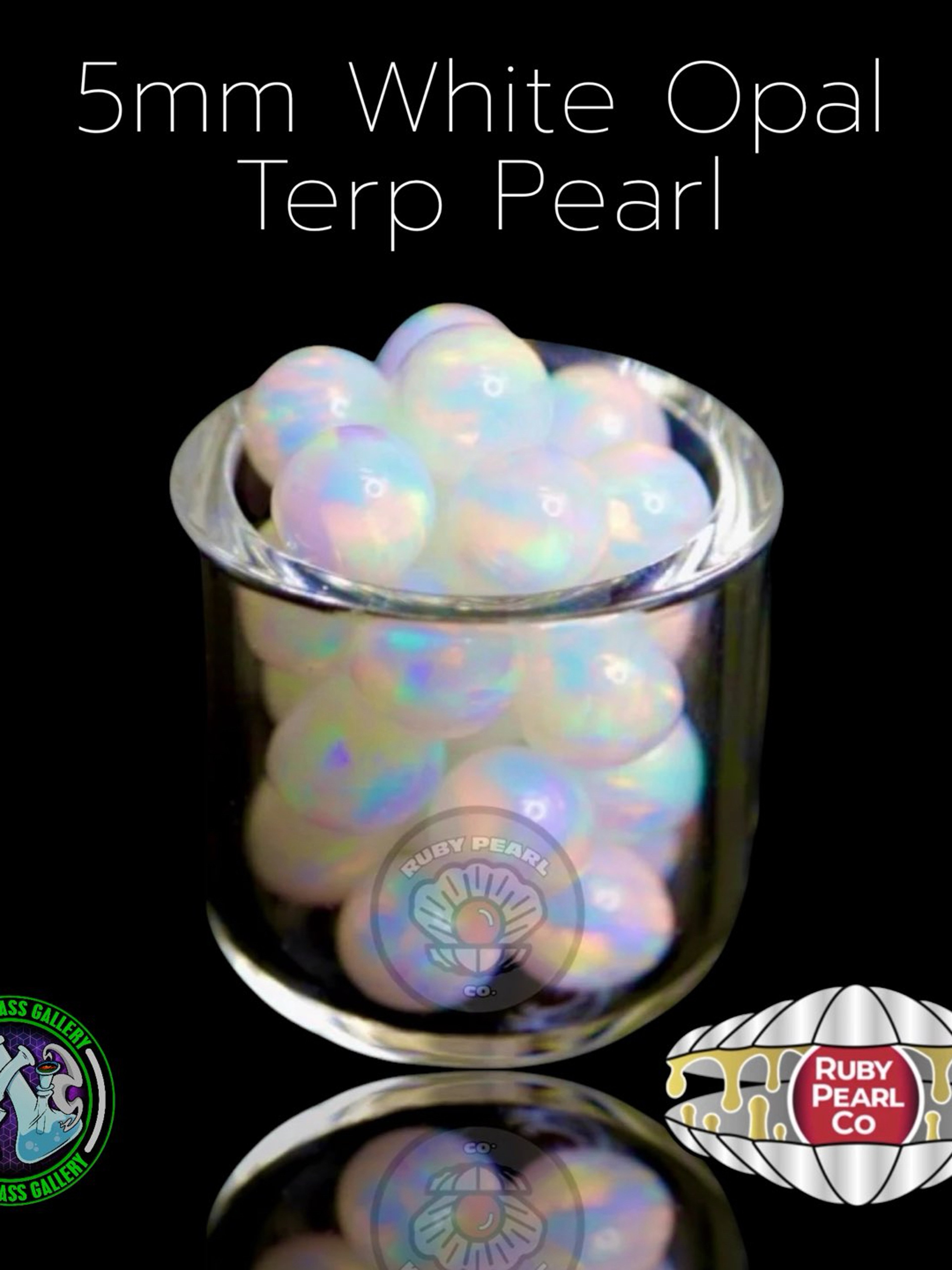 Preview pic of Ruby Pearl Co - Terp Pearl - Opal 5mm - White