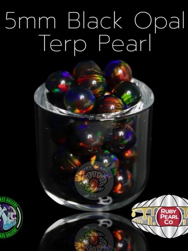 Preview pic of Ruby Pearl Co - Terp Pearl - Opal 5mm - Black
