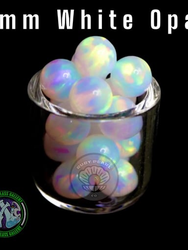 Preview pic of Ruby Pearl Co - Terp Pearl - Opal 6mm - White