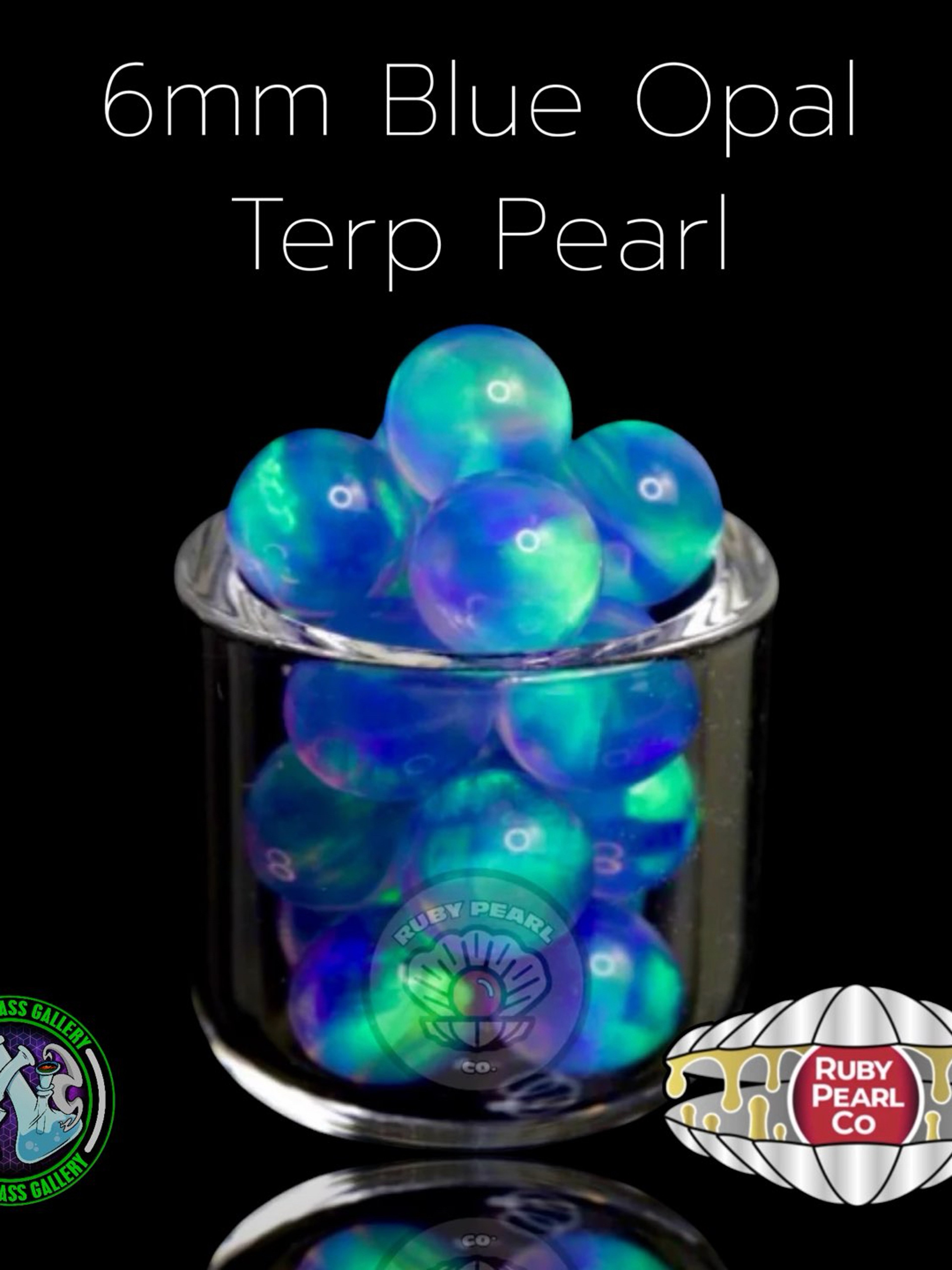Preview pic of Ruby Pearl Co - Terp Pearl - Opal 6mm - Blue
