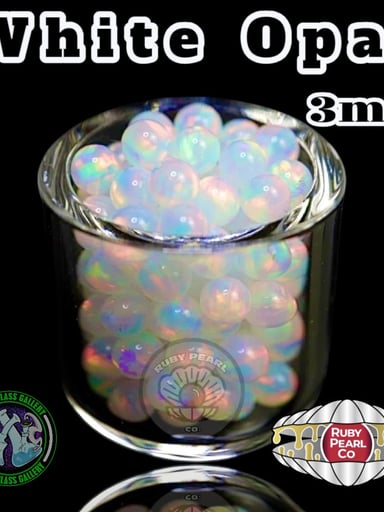 Preview pic of Ruby Pearl Co - Terp Pearl - Opal 3mm - White
