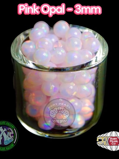 Preview pic of Ruby Pearl Co - Terp Pearl - Opal 3mm - Pink