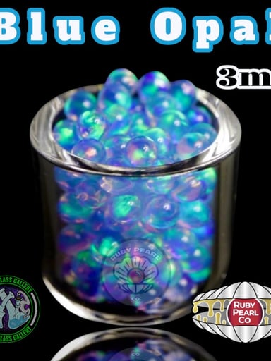Preview pic of Ruby Pearl Co - Terp Pearl - Opal 3mm - Blue