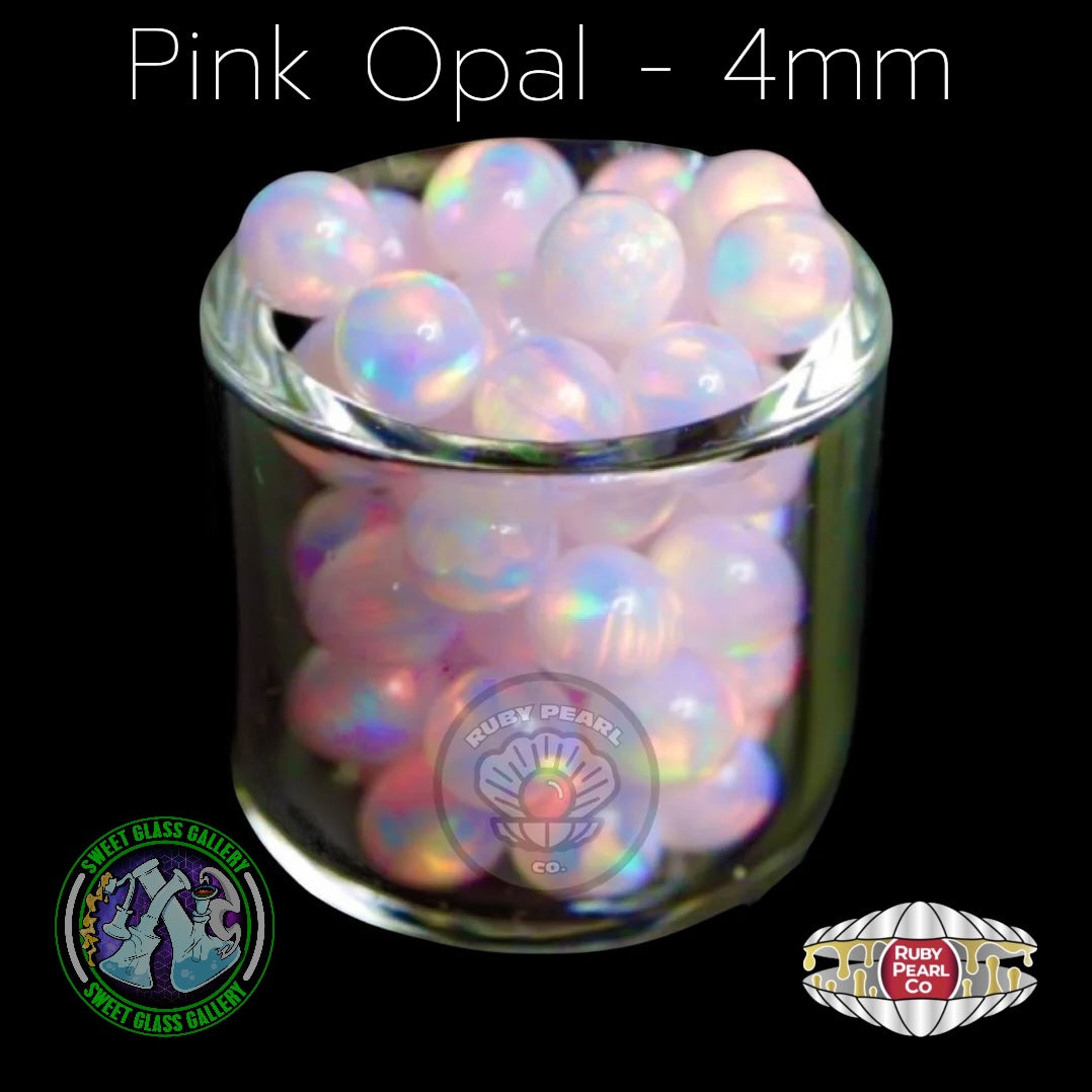 Preview pic of Ruby Pearl Co - Terp Pearl - Opal 4mm - Pink