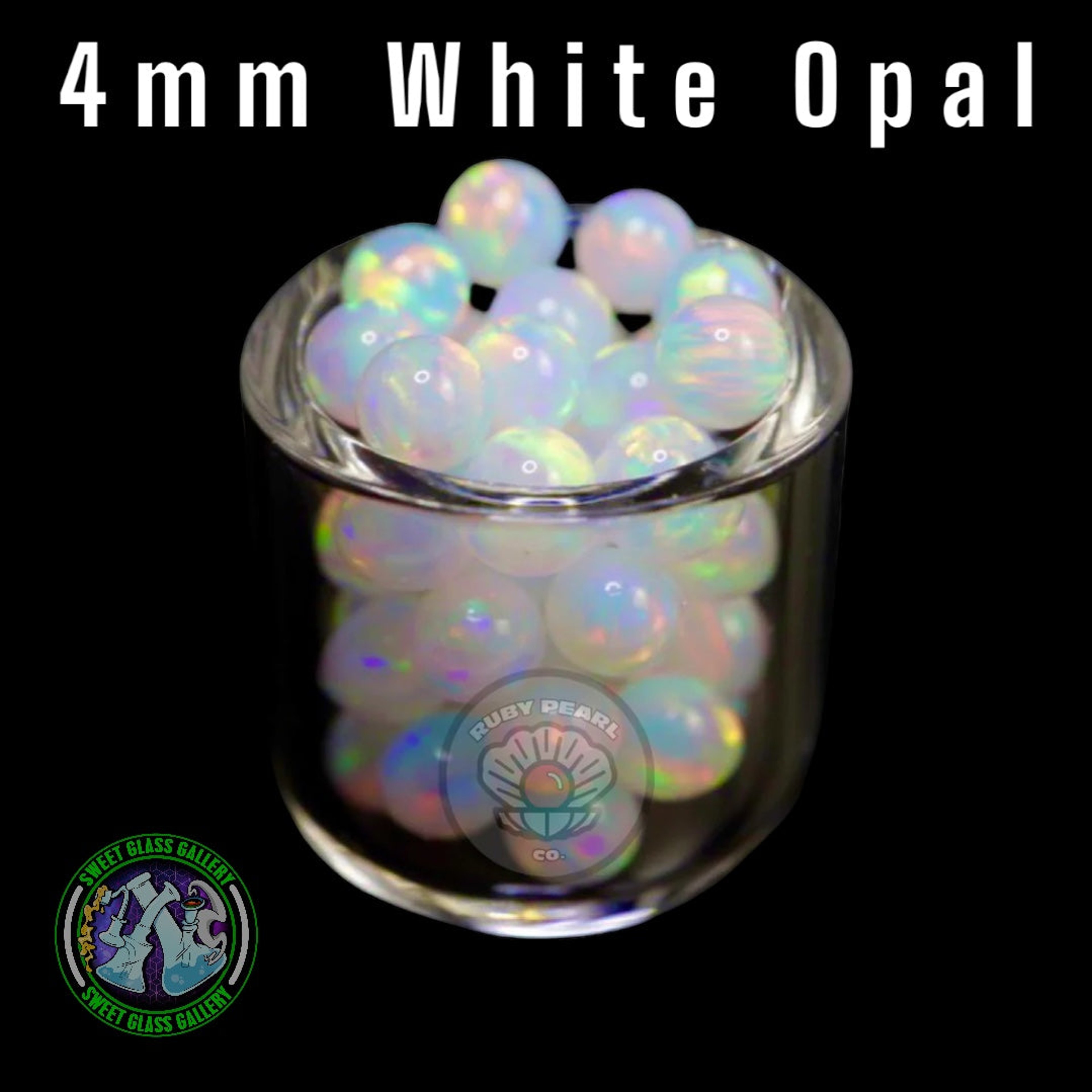 Preview pic of Ruby Pearl Co - Terp Pearl - Opal 4mm - White