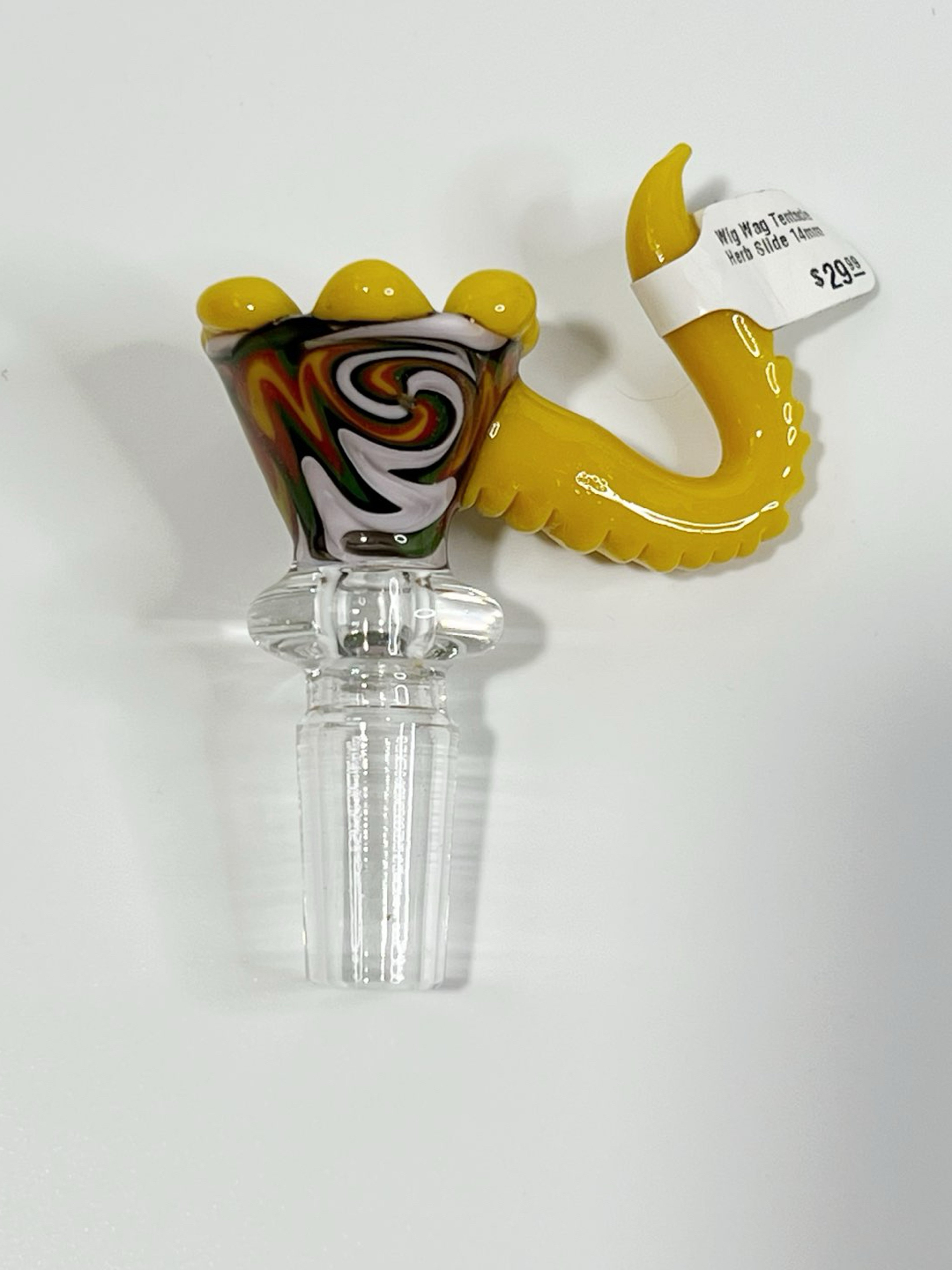 Preview pic of 14mm Wig Wag Horn Bowl Slide Water Pipe Hookah USA Made