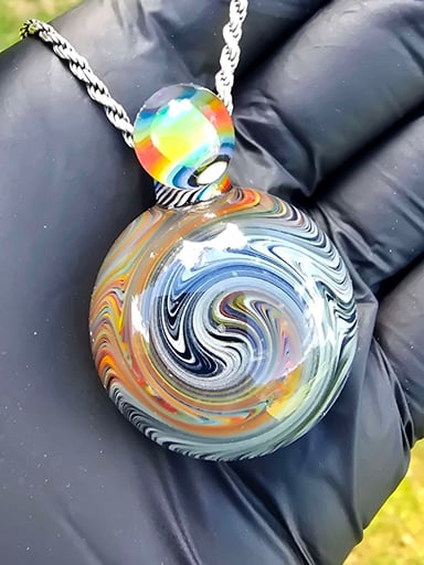 Preview pic of Karmic Spiral UV Pendant