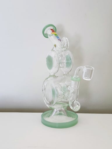 Preview pic of 12"H Double Barrel Incycler + Banger***Free Shipping***