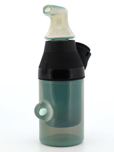 Preview pic of Eternal Flameworks Seafoam with Opal Proxy Cup & Mouthpiece Set