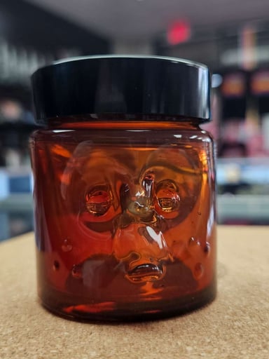 Preview pic of Flex Glass Sculpted Face Jar