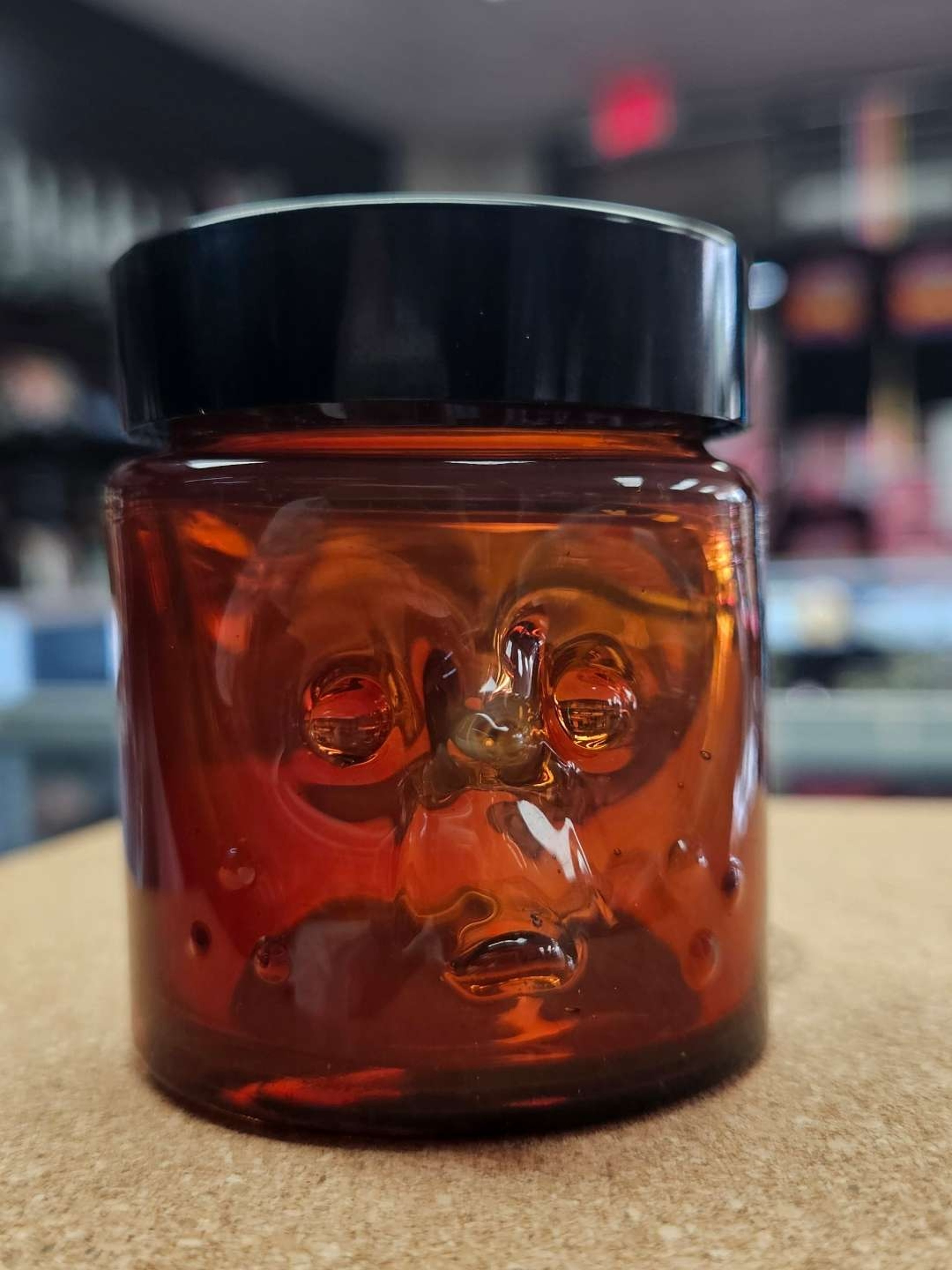 Preview pic of Flex Glass Sculpted Face Jar