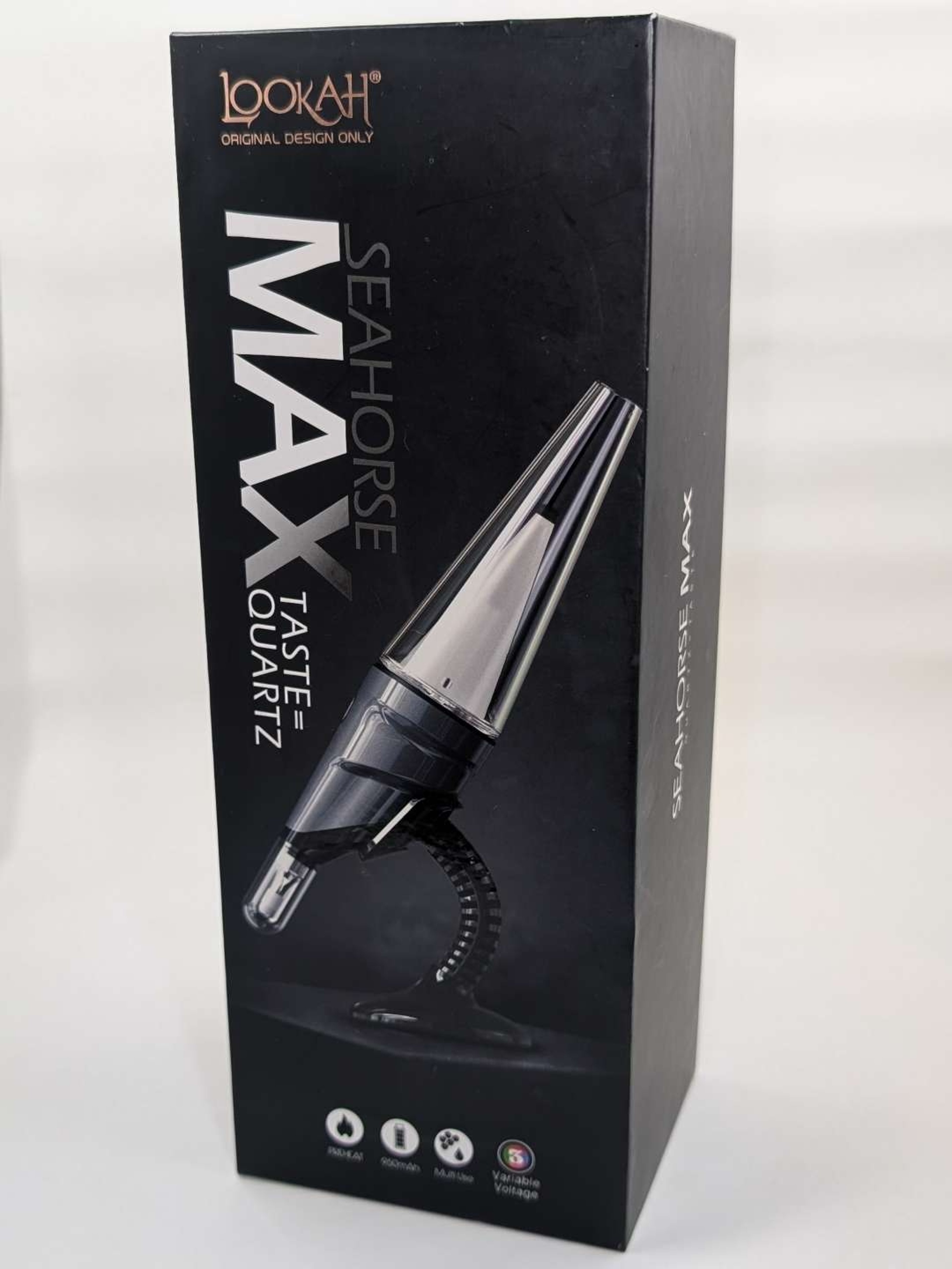 Preview pic of Lookah Seahorse Max Grey Nectar Collector Honey Straw